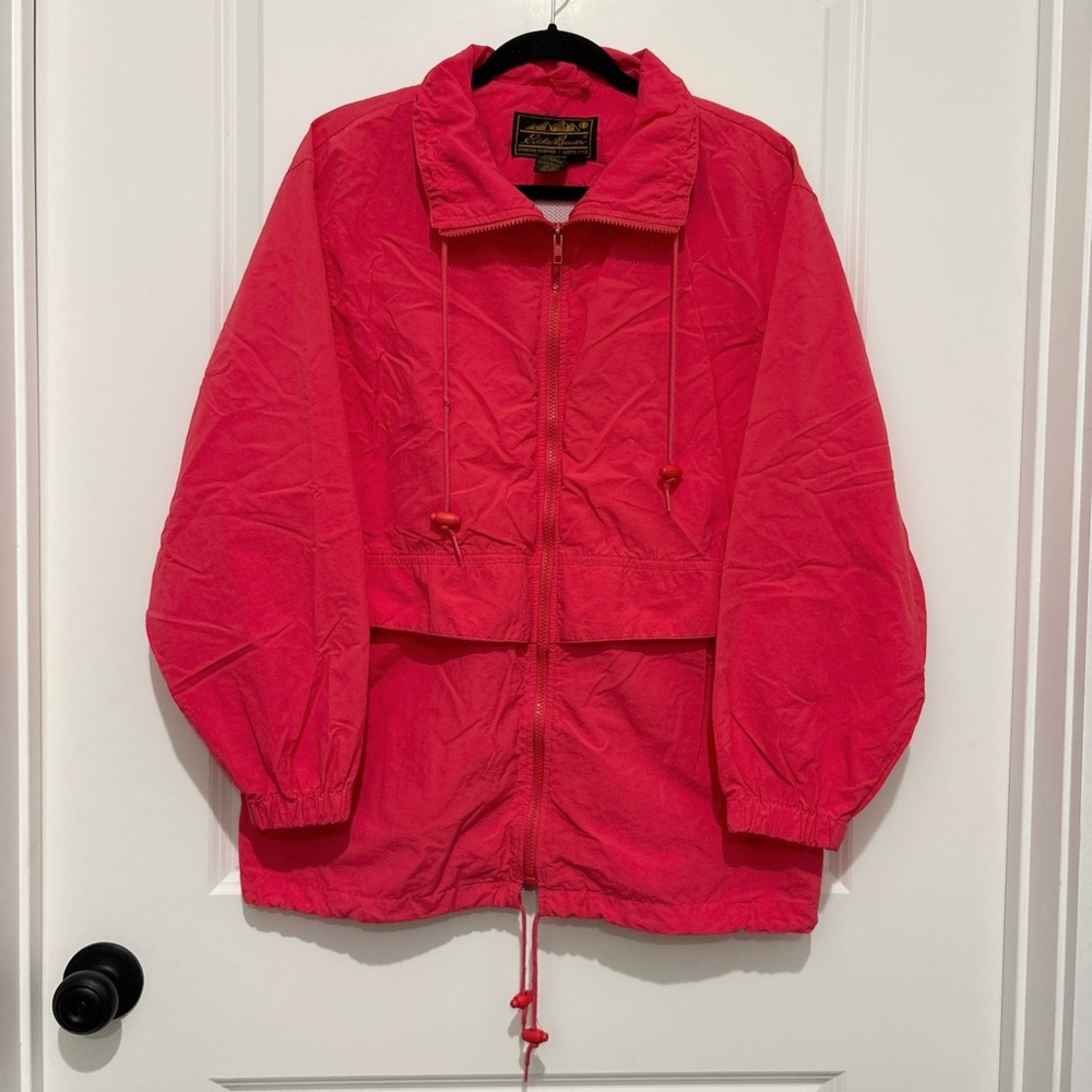 Vintage Eddie Bauer Pink Windbreaker Jacket
